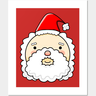 Cute Santa Claus Posters and Art